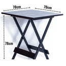 Conjunto Dobrável 70x70 Com 4 Cadeiras Estofadas LP