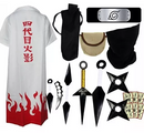 Super Combo Minato Capa Hokage + Kit Anime Naruto Completo