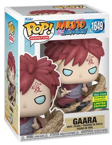 Convenção de Verão Funko Pop Gaara #1649 Sdcc 2024 Naruto