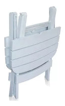 Mesa + 4 Cadeiras Plástica Dobravel Ripado Diamantina