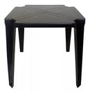 mesas plásticas quadrada bar monobloco empilhável 70