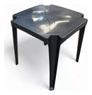 mesas plásticas quadrada bar monobloco empilhável 70