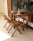 Conjunto Prático Dobrável Mesa 4 Cadeiras Bar LP