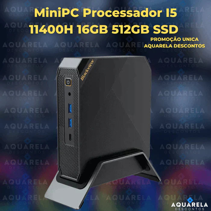 Mini PC Gamer Processador I5 11400H 16GB 512GB SSD (PREÇO VÁLIDO SOMENTE HOJE)