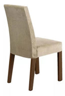 Sala Jantar Estofada Mesa Tampo Vidro 4 Cadeiras Madesa Anaju Rci Cor Rustic/Imperial MDJA0401387GSIM