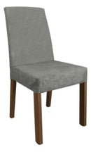 Sala Jantar Estofada Mesa Tampo Vidro 4 Cadeiras Madesa Anaju Rci Cor Rustic/Imperial MDJA0401387GSIM