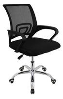 Cadeira De Escritório Preto - Mesh Giratoria