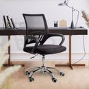 Cadeira De Escritório Preto - Mesh Giratoria
