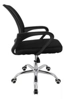 Cadeira De Escritório Preto - Mesh Giratoria