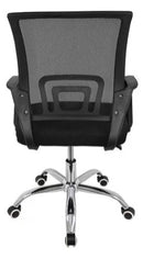 Cadeira De Escritório Preto - Mesh Giratoria