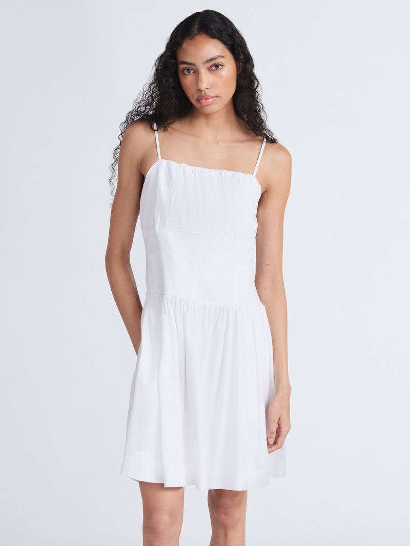 Free Assembly Women's Linen Mini Dress, Sizes XS-XXL