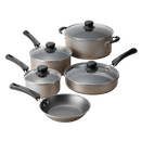 Tramontina 9-Piece Non-Stick Cookware Set, Champagne