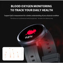 Smartwhatch Kumi gw4a ALEXA integrado tela HD, monitor de fitness, ip68 à prova d'água, para ios e android