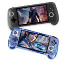 Console de jogos ANBERNIC RG556 com 4423 jogos, cartão TF de 8 GB LPDDR4X / 128 GB UFS2.2 / 128 GB, Android 13, tela de toque AMOLED de 5.48 "1080P com 402PPI, Unisoc T820 Octa-core, AC WIFI + Bluetooth 5.0, streaming ao luar, 8 horas de reprodução - Azul