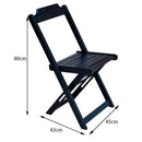 Conjuntos de Jogo de Mesa 70x70 Com 4 Cadeiras Dobráveis