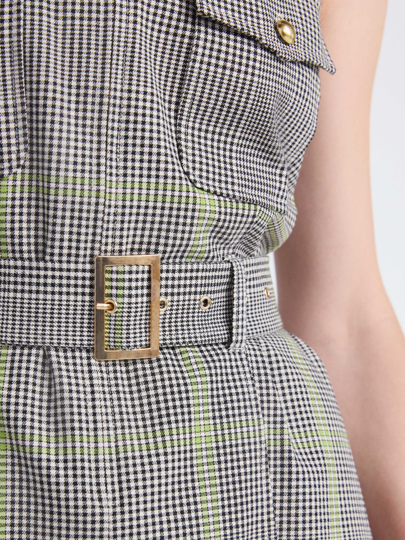 Free Assembly Women’s Belted Utility Mini Dress, Sizes XS-XXL