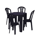 Mesa Quadrada Tambaú TRAMONTINA-92314010 + 4 Cadeiras Laguna - TRAMONTINA-K51  ML