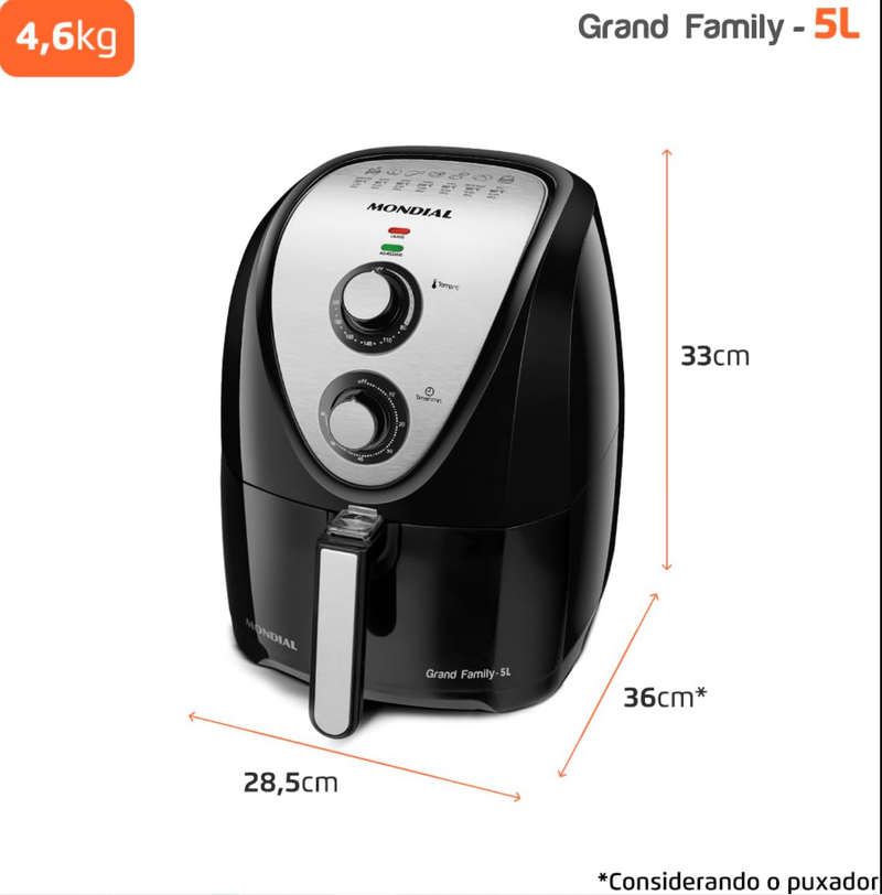 Mondial New Pratic Af-31 fritadeira air fryer