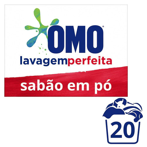 Kit 10 Caixas de sabão Omo Em Pó - 800g Lavagem Perfeita + 4 Amaciante Downy Brisa de verão em galão 3 L