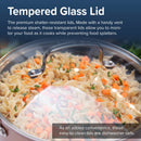 Nuwave 10PC Cookware set, Rustic Copper Duralon Blue Ceramic Non-Stick Cookware Set