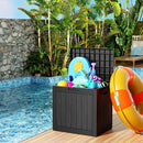 Kit com 2 Caixas de Deck Impermeáveis! –  1 de 320 galões + 1 de 30 galões -Caixa grande de armazenamento externo, móveis de pátio à prova d'água e deck de armazenamento - trancável e resistente a UV, perfeita para piscina e uso externo, resina