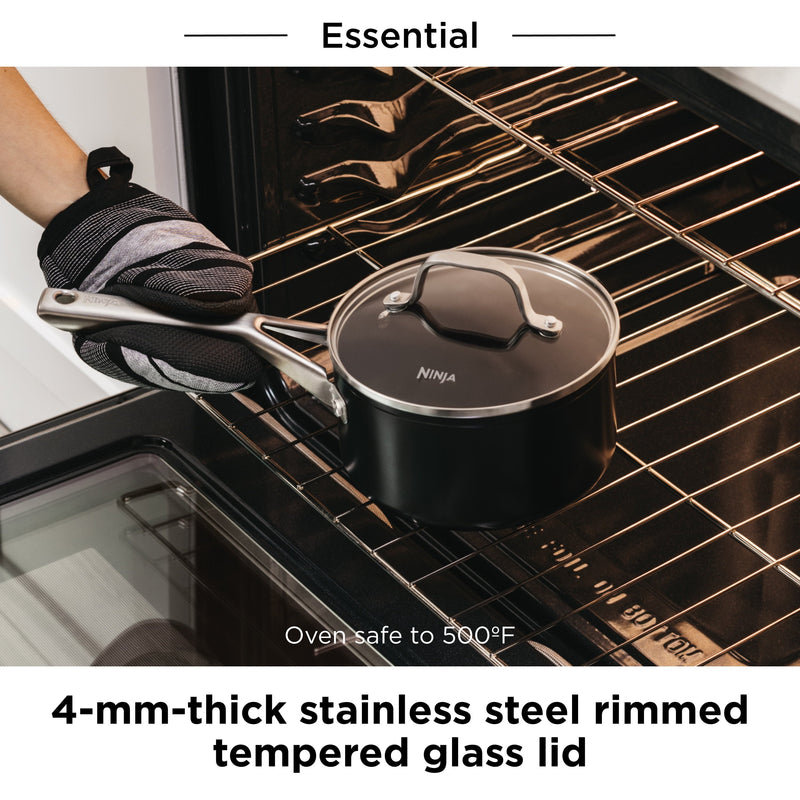 Ninja® NeverStick™ Essential 14-Piece Cookware Set , Aluminium, Guaranteed to Never Stick, C19700