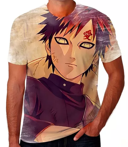 Camiseta Camisa Gaara Naruto Anime Envio Rapido 02
