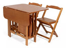 Conjunto Prático Dobrável Mesa 4 Cadeiras Bar LP
