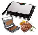 Mini Grill Sanduicheira Inox Bak Gourmet Antiaderente 220v