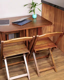 Conjunto Prático Dobrável Mesa 4 Cadeiras Bar LP