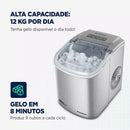 Máquina De Gelo Turbo Ice Premium Mondial Mg-12-gi Cinza 1,3L