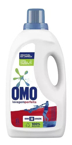 Kit 6 Sabão líquido Lavagem Perfeita galão 3 L Omo