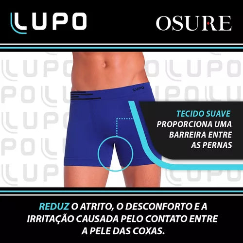 Kit 10 Cuecas Boxer Lupo Original Box Masculino Microfibra pl