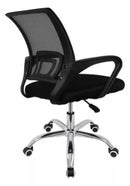 Cadeira De Escritório Preto - Mesh Giratoria