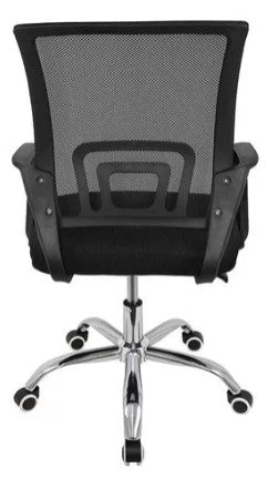 Cadeira De Escritório Preto - Mesh Giratoria