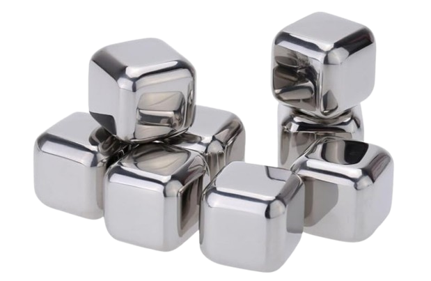 Combo Gin Tanqueray London Dry 750ml 3 Garrafas + 8 Cubos de Gelo Artificial em Aço Inox Reutilizável Com Pegador Drinks Whisky + 5 Xaropes para Gin 30ml