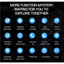 Smartwhatch Kumi gw4a ALEXA integrado tela HD, monitor de fitness, ip68 à prova d'água, para ios e android