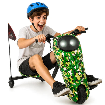 Patinete Elétrico 3 Rodas Triciclo Infantil 3 Drift 250w Várias Estampas 3 Velocidades