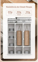 (COMPRE 1 E LEVE 2) Closet-Roupa Dobrável Inteligente LP