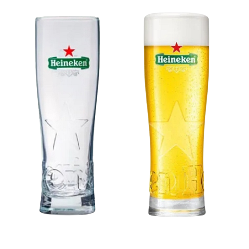 Super Combo Cerveja Heineken Sleek Pack 12 Latas 350ml  (Compre 4 leva 5 + Dois Copo) Personalizado.