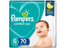Kit 4 Pacotes Fraldas Descartáveis Infantil Pampers Confort Sec 🔥 Todos Tamanhos