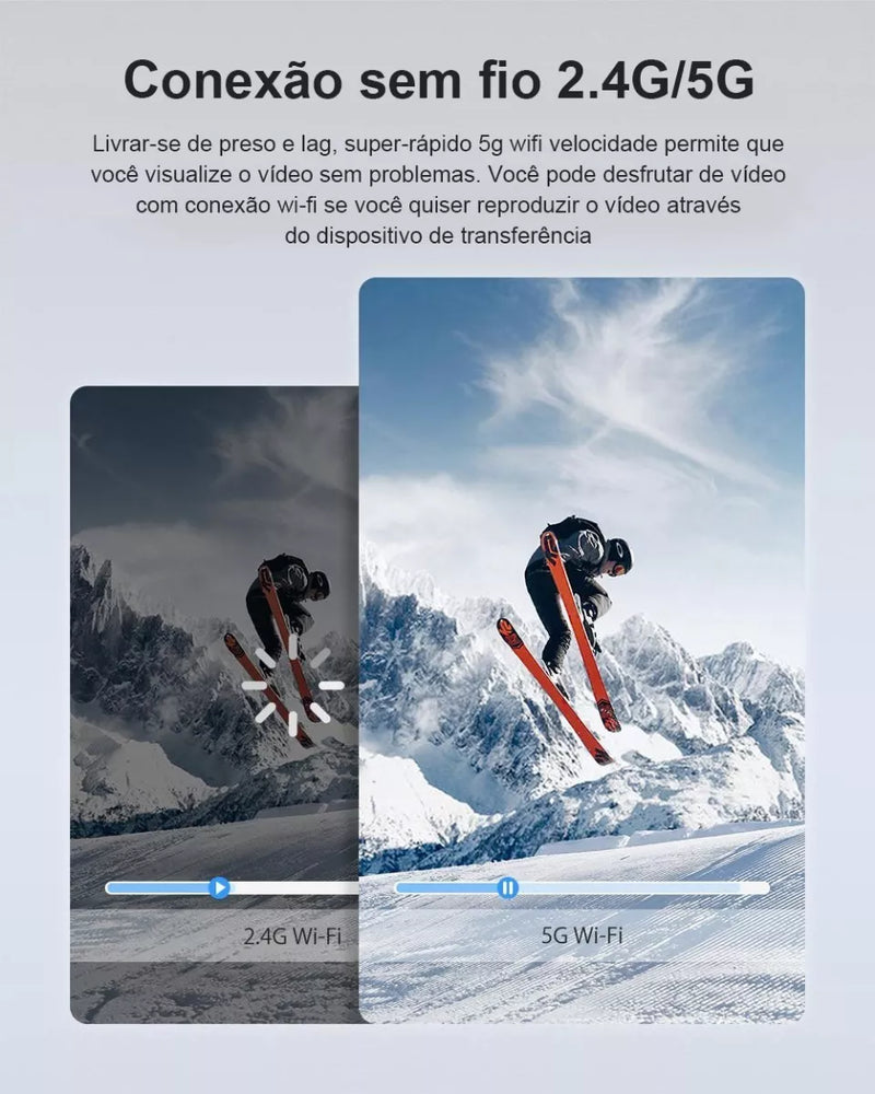 Blitzwolf Bw-vt2 Dlp Mini Projetor Wifi Android 9.0 Netflix