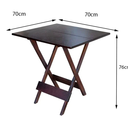 Conjuntos de Jogo de Mesa 70x70 Com 4 Cadeiras Dobráveis