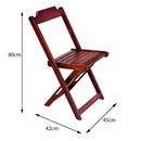 Conjuntos de Jogo de Mesa 70x70 Com 4 Cadeiras Dobráveis